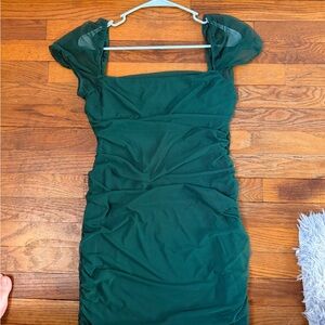 Princess Polly Green Mini Dress